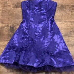 Vintage Gunne Sax Jessica McClintock jacquard floral dress